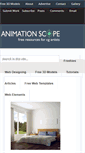 Mobile Screenshot of animationscope.com